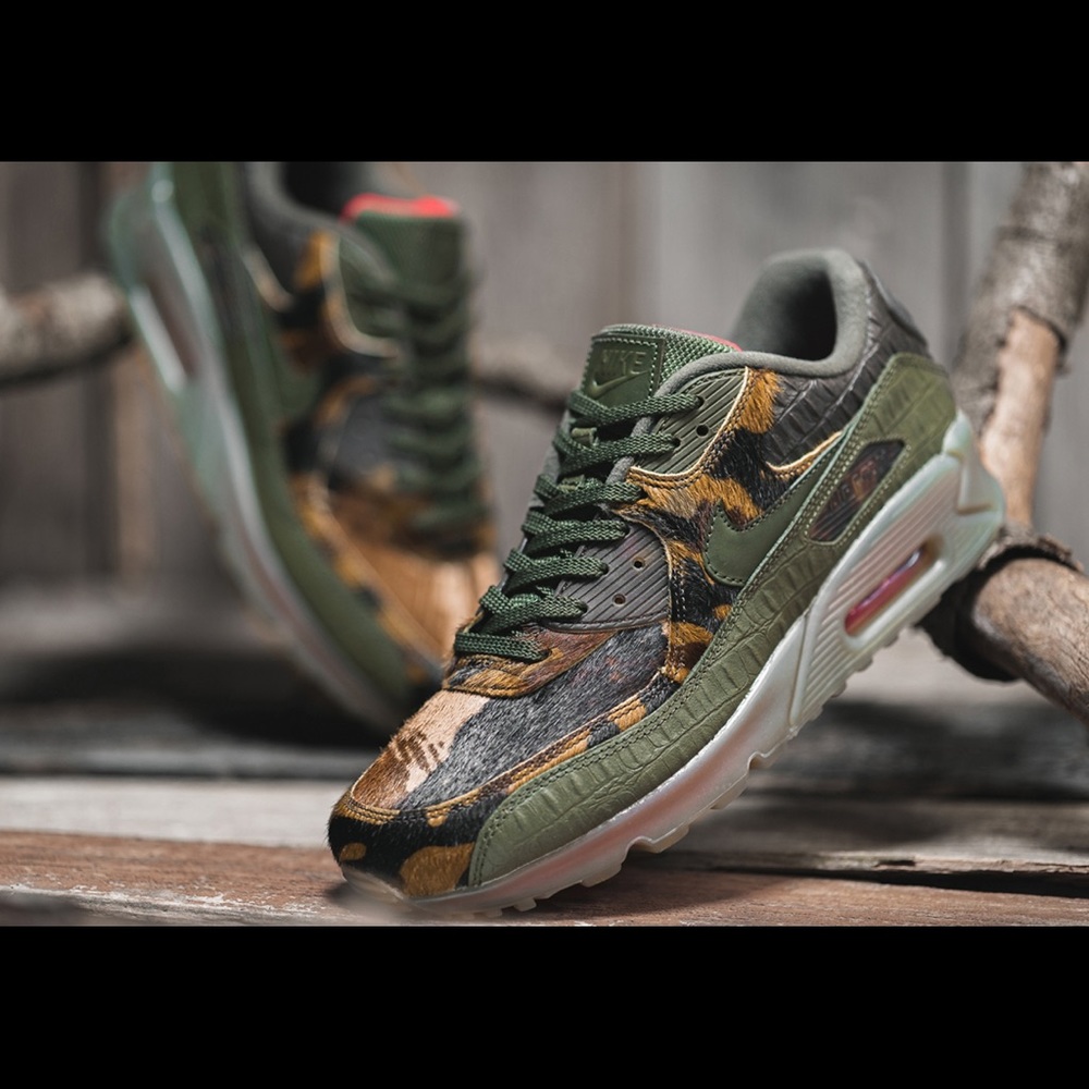 Nike Air Max 90 Croc Camo furry - Picture 3 of 6